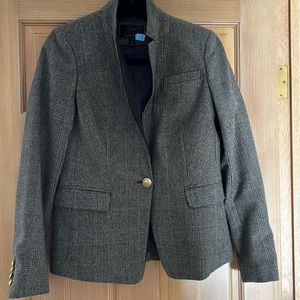 J Crew grey and blue Regent Blazer size 6